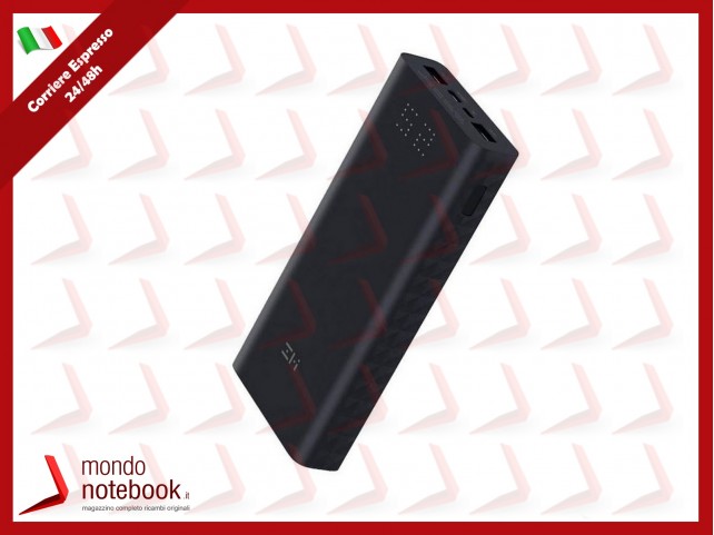 Power Bank Xiaomi ZMI Aura 20000mAh QB822 con indicatore a LED Power Bank Xiaomi ZMI Aura 20000mAh QB822 con indicatore a LED