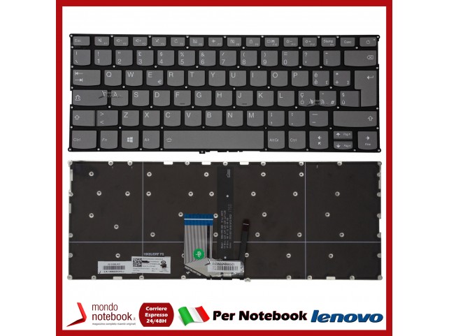 Tastiera Notebook Lenovo IdeaPad 720s-14ikb 720s-14isk Italiana Retroill. Tastiera Notebook Lenovo IdeaPad 720s-14ikb 720s-14isk Italiana Retroill.