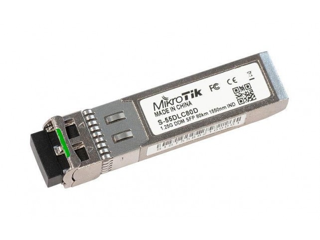 MikroTik SFP module 1.25G SM 80km  1550nm Dual LC-connector