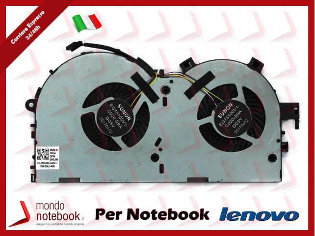 Ventola Fan CPU LENOVO Y520-15IKBM R720-15IKBN Ventola Fan CPU LENOVO Y520-15IKBM R720-15IKBN