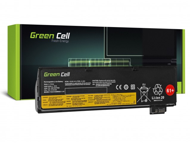 Green Cell Batteria per Lenovo ThinkPad T470 T570 A475 P51S T25 / 11,1V 4400mAh Green Cell Batteria per Lenovo ThinkPad T470 T570 A475 P51S T25 / 11,1V 4400mAh