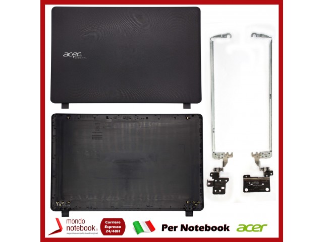 KIT Cover LCD + Cerniere ACER Extensa 2540 Aspire ES1-524 ES1-572 KIT Cover LCD + Cerniere ACER Extensa 2540 Aspire ES1-524 ES1-572