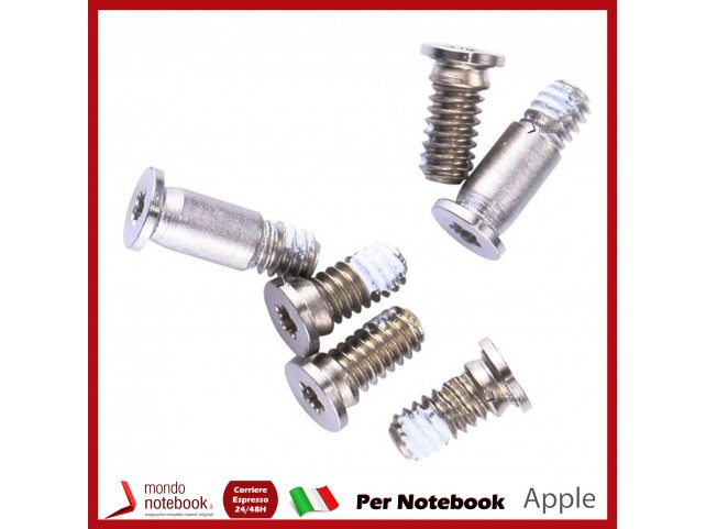 Kit Viti Alloggiamento Bottom Case Apple MacBook Pro 15.4 A1707 (6 Pz) Kit Viti Alloggiamento Bottom Case Apple MacBook Pro 15.4 A1707 (6 Pz)