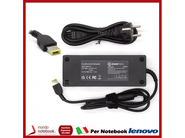 Alimentatore CoreParts per Lenovo 135W 20V 6.75A Alimentatore CoreParts per Lenovo 135W 20V 6.75A