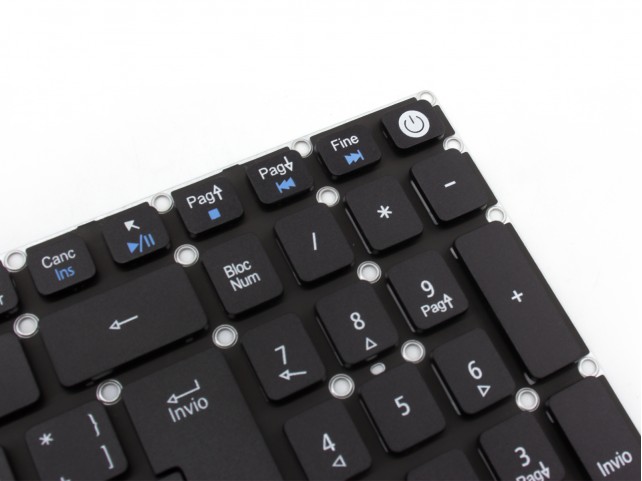 Tastiera Notebook ACER Aspire E5-722 E5-772 V3-574 E5-573 E5-532 Italiana SV5T_A50B Tastiera Notebook ACER Aspire E5-722 E5-772 V3-574 E5-573 E5-532 Italiana SV5T_A50B
