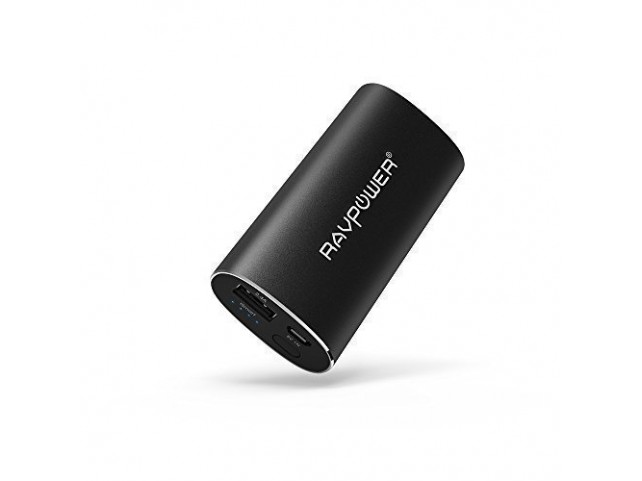 RAVPower Batteria Esterna da 6700mAh con Tecnologia iSmart, Uscita 2.4A, Ingresso 2A, Colore Nero RAVPower Batteria Esterna da 6700mAh con Tecnologia iSmart, Uscita 2.4A, Ingresso 2A, Colore Nero