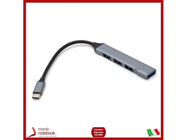 Hub da Type-C a 4 Porte usb 3.0 Hub da Type-C a 4 Porte usb 3.0