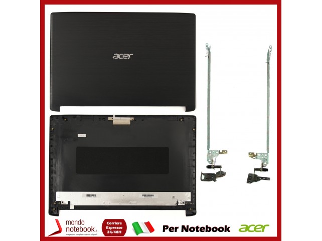 KIT Cover LCD + Cerniere ACER Aspire A515-41G A515-51 A515-51G A315-33 A315-41 A315-53 KIT Cover LCD + Cerniere ACER Aspire A515-41G A515-51 A515-51G A315-33 A315-41 A315-53