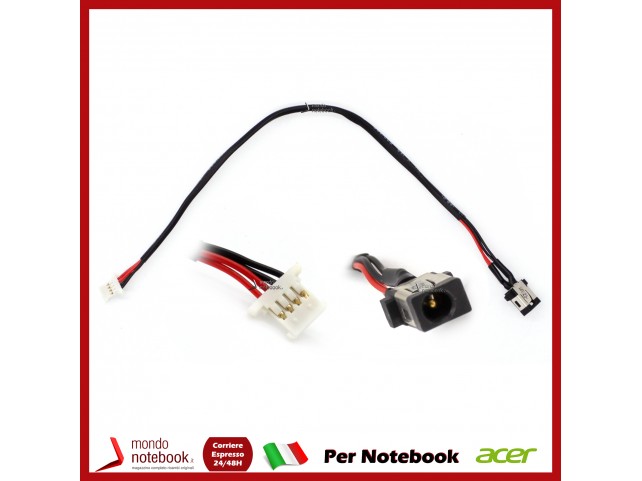 Connettore di Alimentazione DC Power Jack ACER Aspire R7-371T S3-392G Connettore di Alimentazione DC Power Jack ACER Aspire R7-371T S3-392G