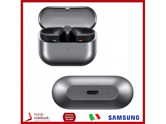 Case di ricarica Samsung Galaxy Buds 3 Pro SM-R630 Silver GH82-35154A Case di ricarica Samsung Galaxy Buds 3 Pro SM-R630 Silver GH82-35154A