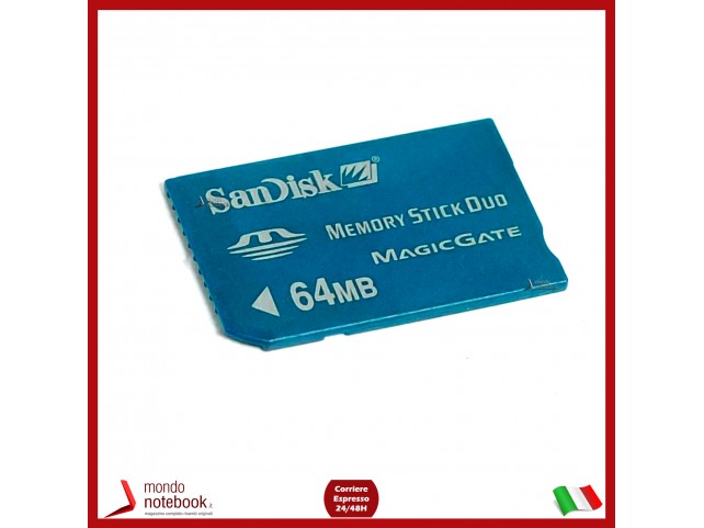 Memory Stick Pro Duo 64MB Per Sony DCR-TRV18E Memory Stick Pro Duo 64MB Per Sony DCR-TRV18E