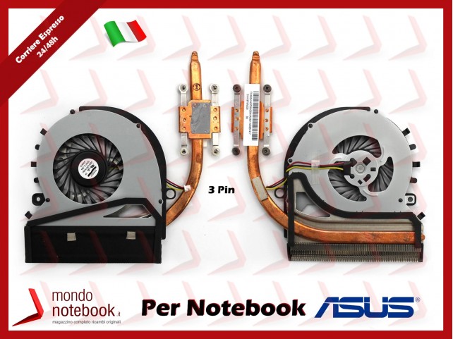 Dissipatore e Ventola Heatsink Fan CPU SONY VAIO SVF15 SVF152 Dissipatore e Ventola Heatsink Fan CPU SONY VAIO SVF15 SVF152