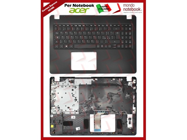 Tastiera con Top Case ACER Aspire A315-42 A315-54 A315-54K Italiana Tastiera con Top Case ACER Aspire A315-42 A315-54 A315-54K Italiana