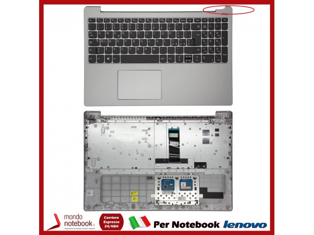 Tastiera con Top Case LENOVO IdeaPad 330S-15IKB (Silver) Italiana - 5CB0R07296 DANNEGGIATA Tastiera con Top Case LENOVO IdeaPad 330S-15IKB (Silver) Italiana - 5CB0R07296 DANNEGGIATA